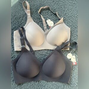 Calm & Co women’s nursing bras lot of 2 NWT size large